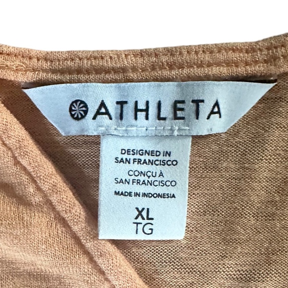 Athleta Orange Breezy Wrap Tank Camisole Top‎ XL - Picture 5 of 8